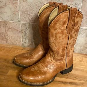 Cowboy boots Smoky Mountain Boots size 4 youth EUC